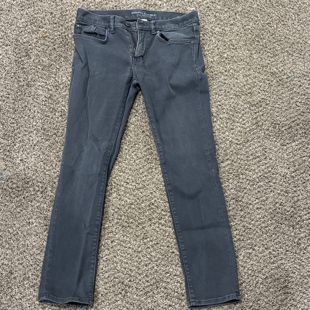 Banana Republic Dark Gray Skinny Jeans